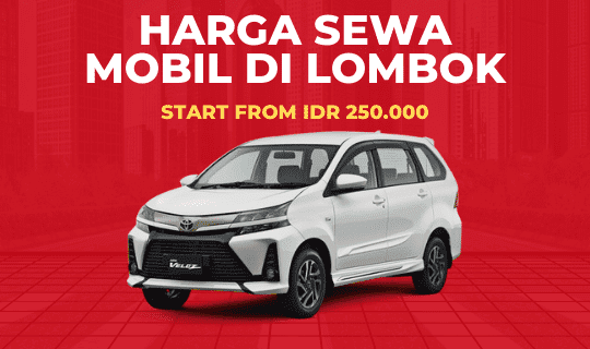 Harga Sewa Mobil di Lombok 400.000 Sehari + Sopir