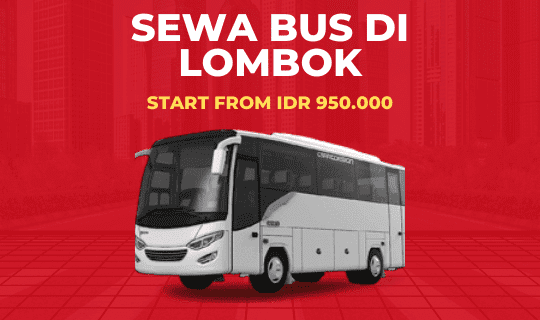 Sewa Bus Lombok Mulai Rp 950.000 Sehari